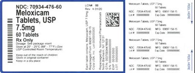 Label (70934 476 60 Master Bottle Label Approval   Rev A 01 20)